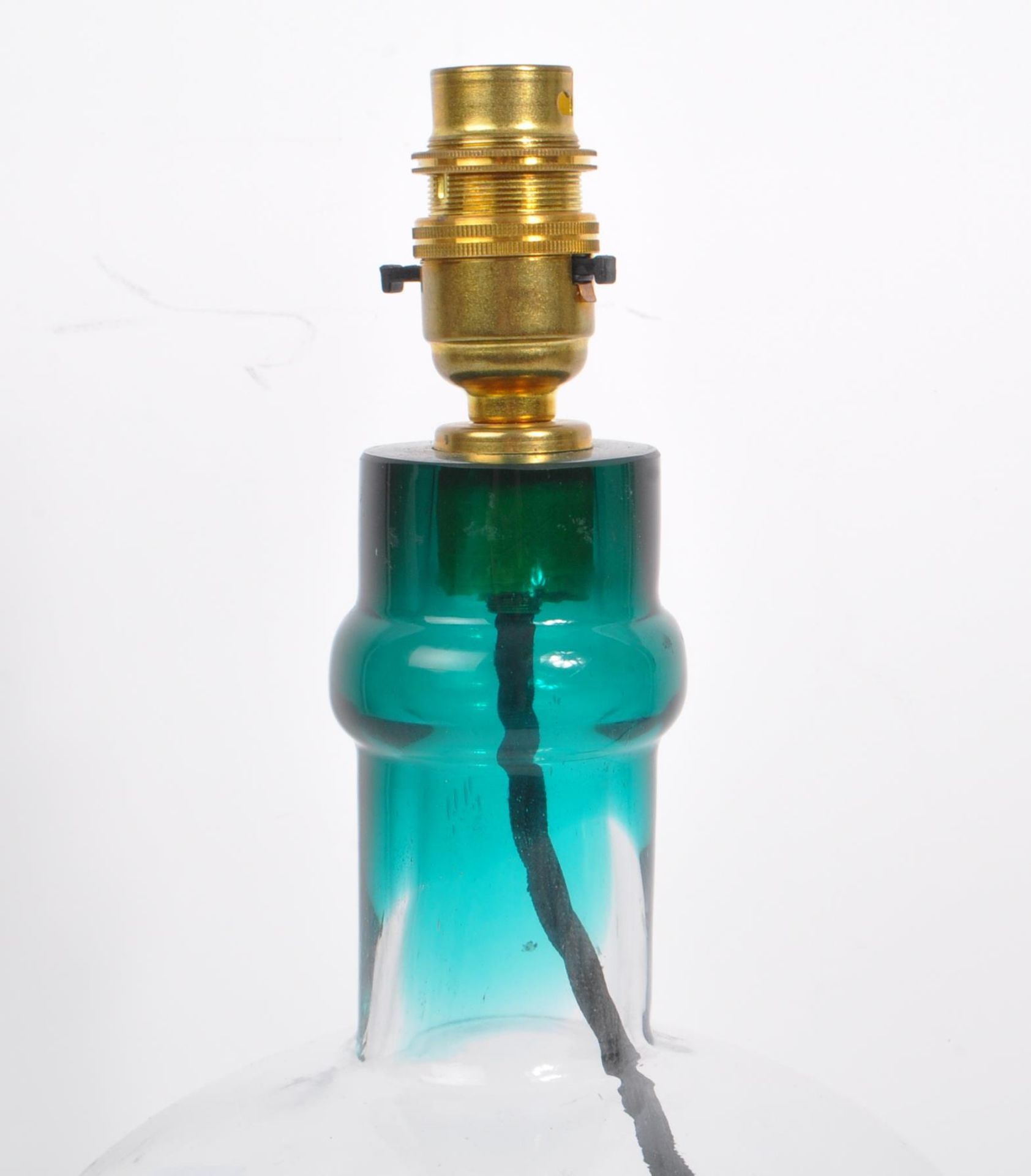 CONTEMPORARY CERISE BLUECONVERTED BOTTLE TABLE LAMP LIGHT - Image 2 of 7