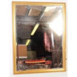 LARGE VINTAGE 20TH CENTURY GILT FRAME OVER MANTEL MIRROR