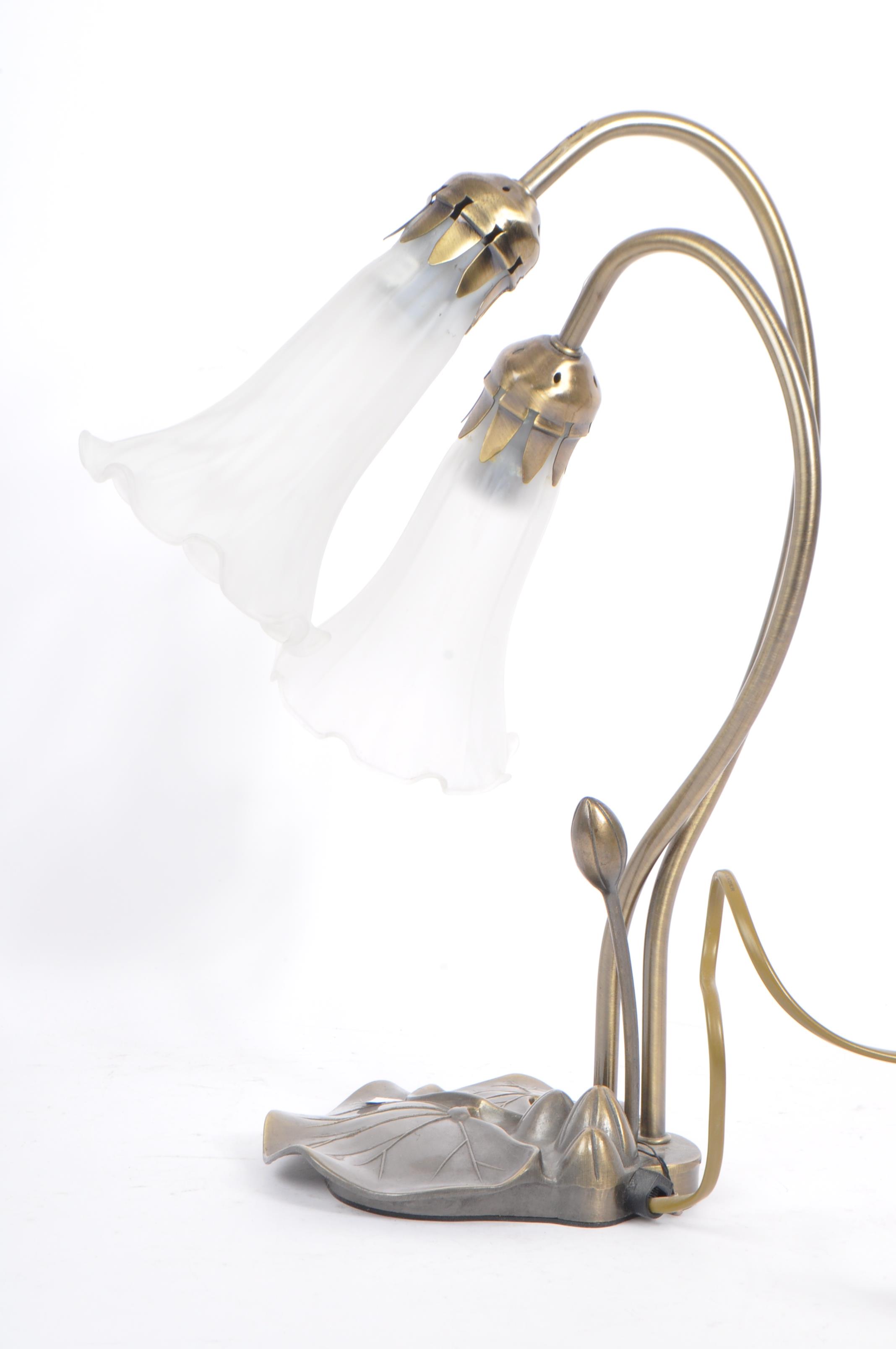 LATER 20TH CENTURY / ART NOUVEAU STYLE TABLE LAMP - Image 4 of 6