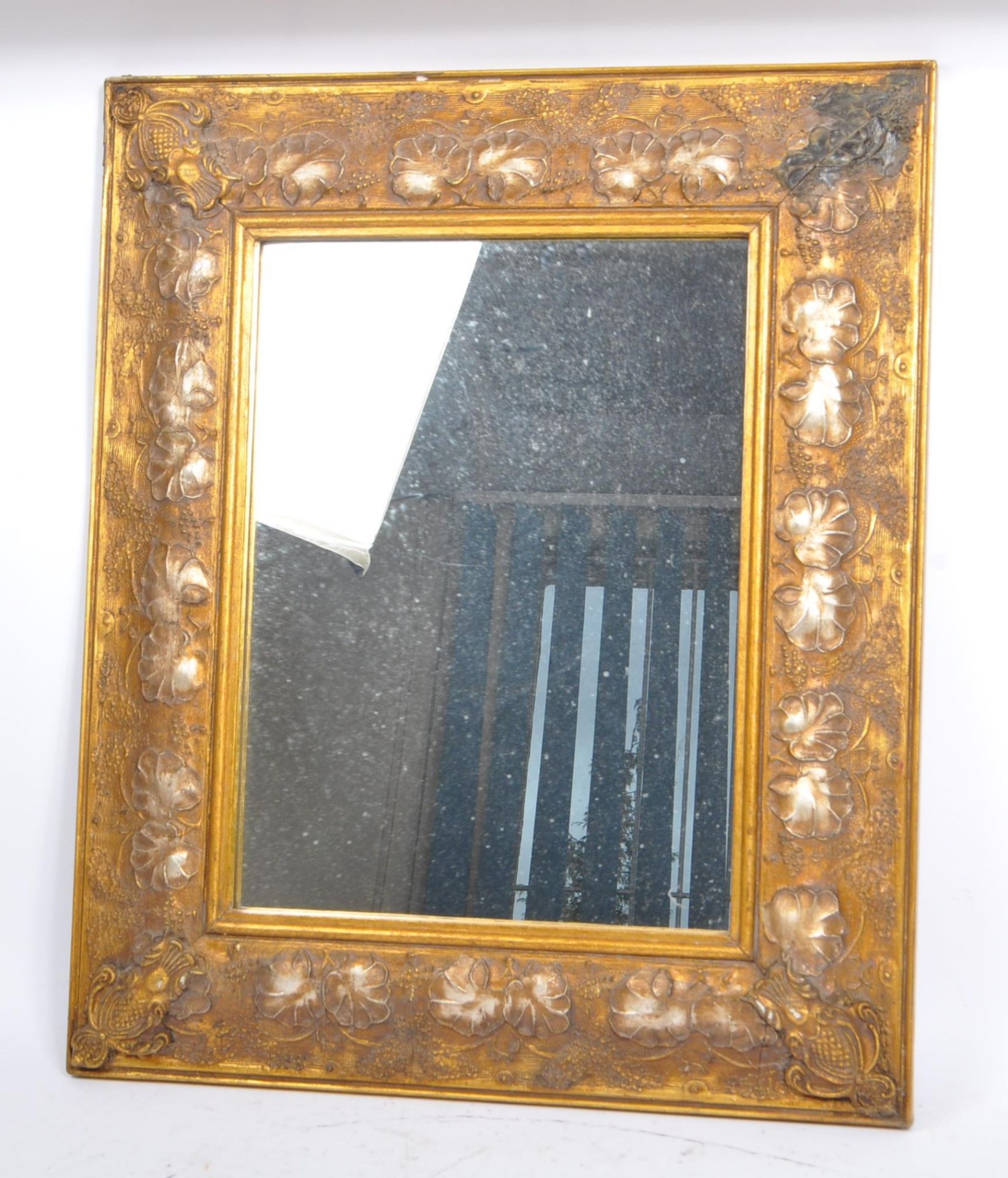 20TH CENTURY GILT RELIEF FRAME MIRROR - Image 6 of 8