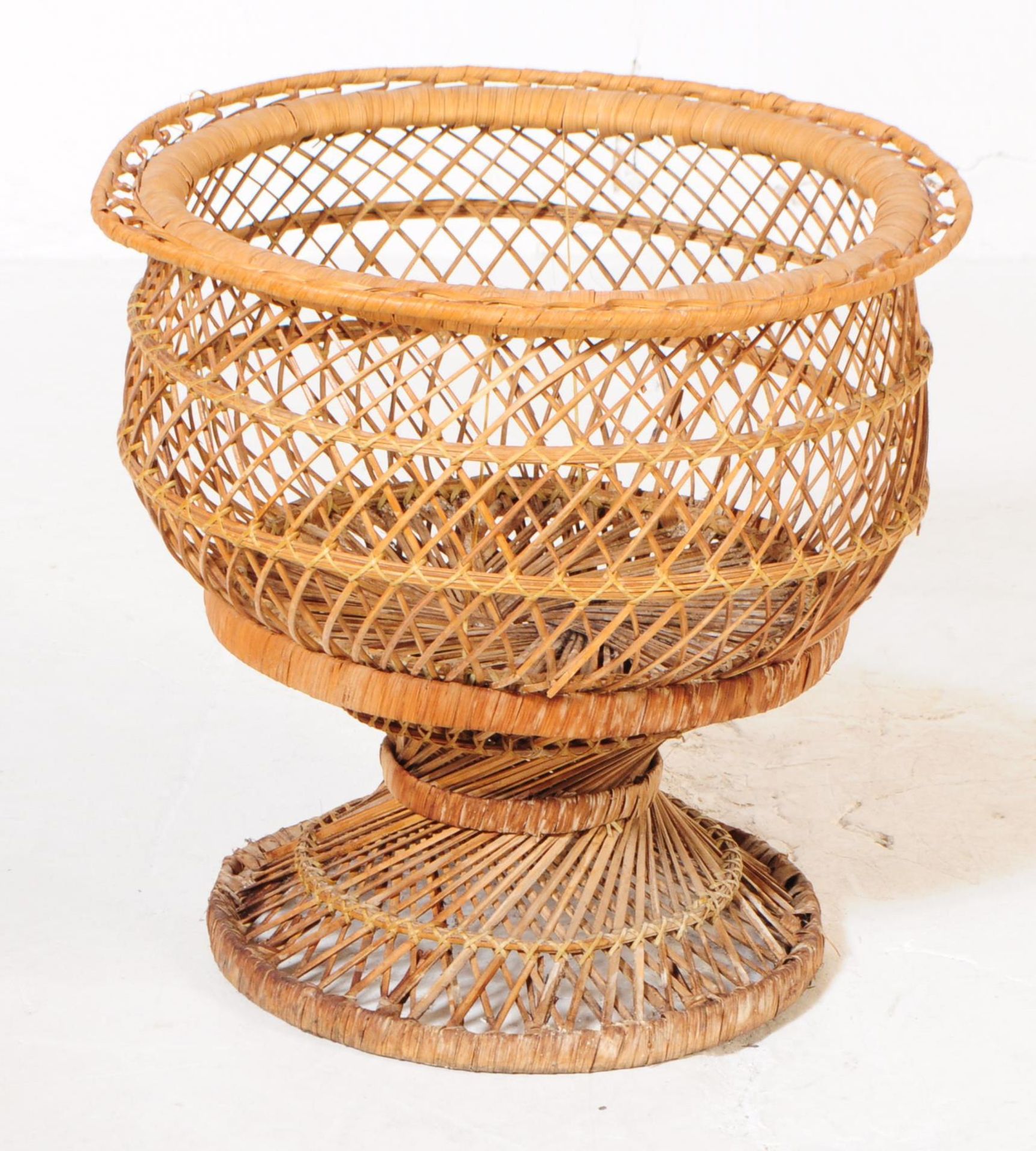 RETRO MID 20TH CENTURY CIRCA 1950S BAMBOO PLANTER - Image 6 of 7