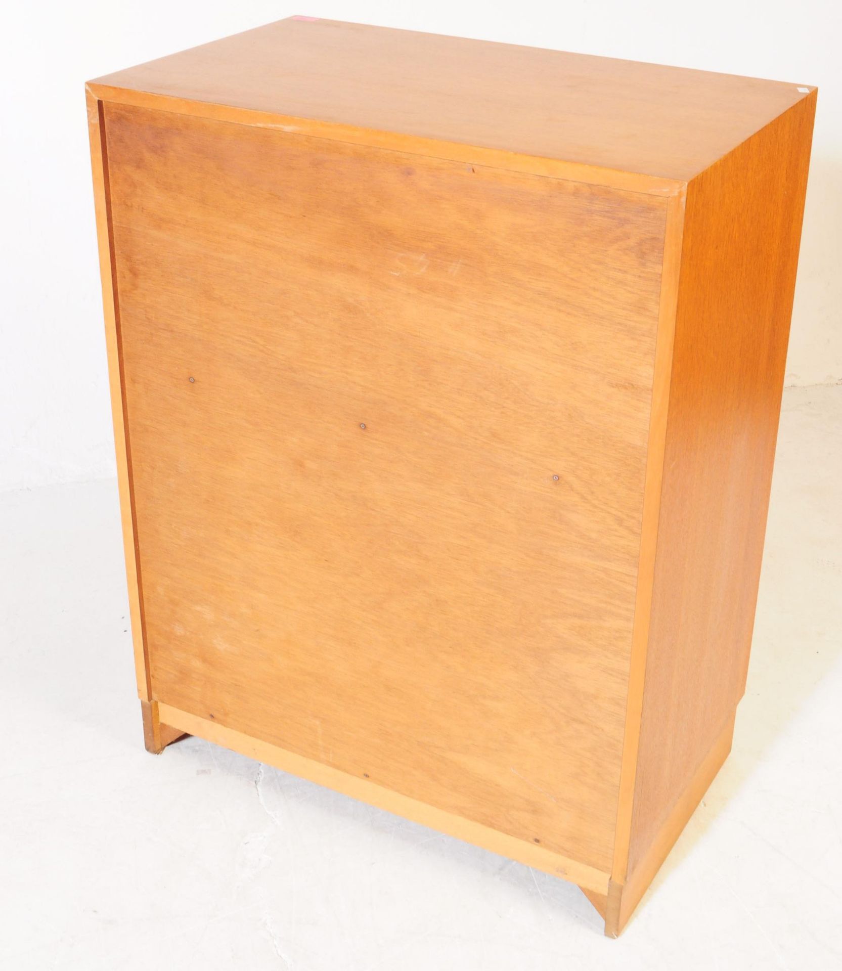 BRITISH MODERN DESIGN - LIGHT OAK TWO DRAWERS OVER CABINET - Bild 7 aus 7