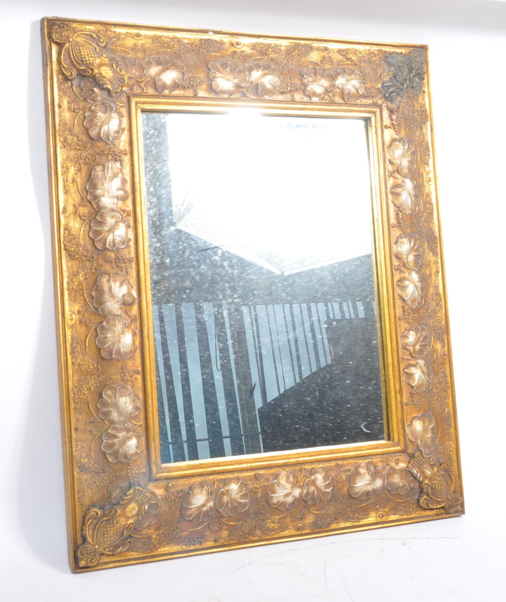 20TH CENTURY GILT RELIEF FRAME MIRROR - Image 2 of 8