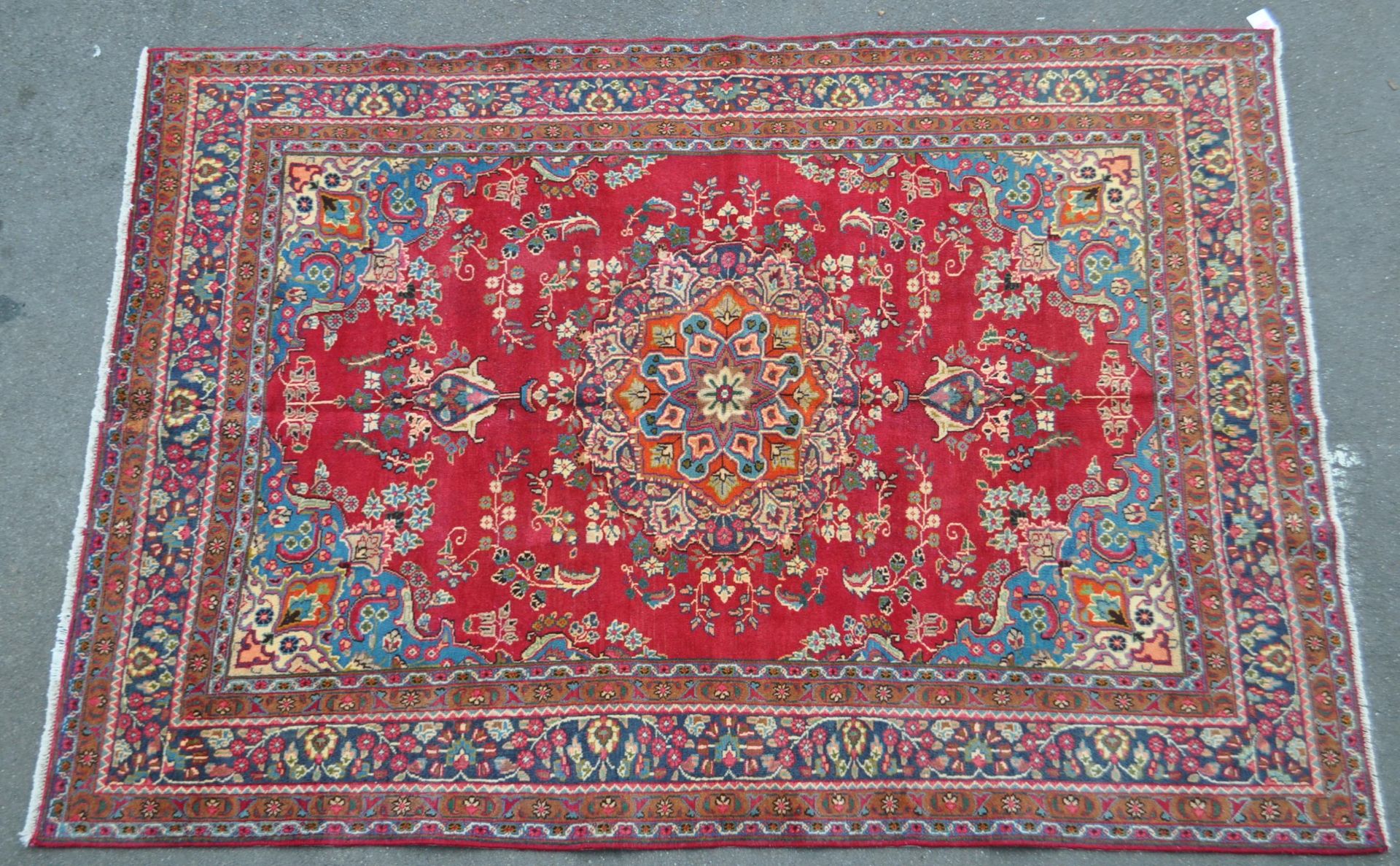 VINTAGE 20TH CENTURY NORTH WEST TABRIZ CARPET FLOOR RUG