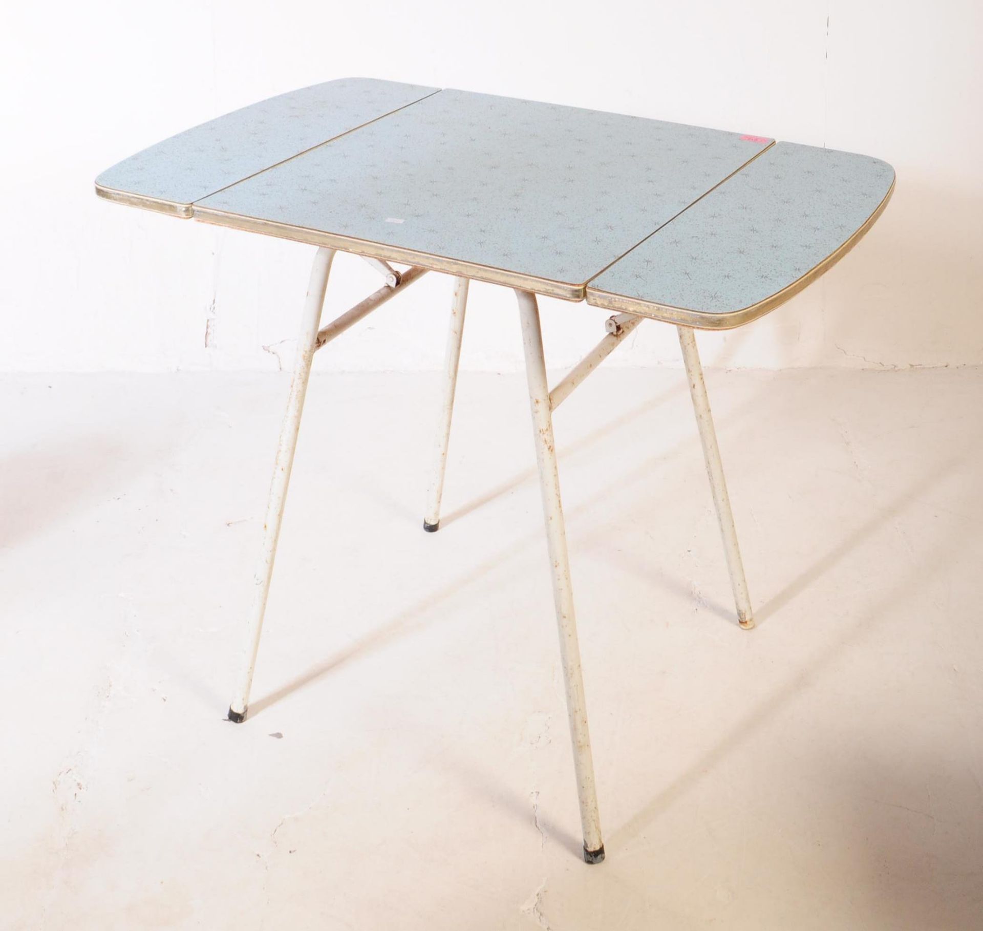 MID CENTURY FORMICA TOPPED TABLE & CHAIRS - Image 2 of 4