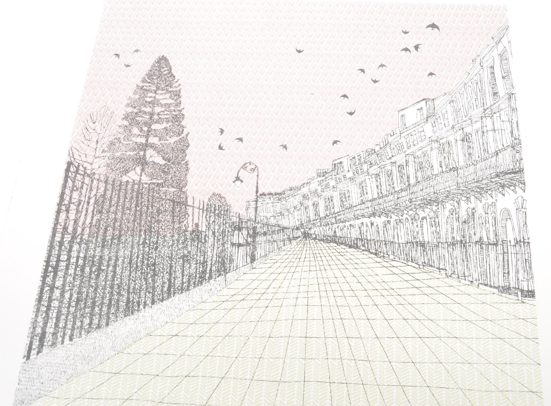 CLARE HALIFAX - KINGS CROSS ROAD LIMITED EDITION SILKSCREEN PRINT - Image 2 of 4