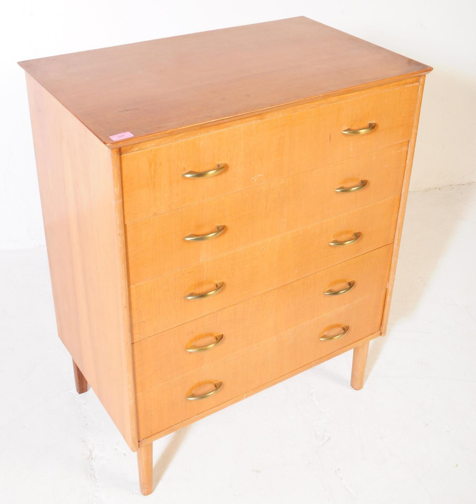 BRITISH MODERN DESIGN - MID CENTURY TEAK CHEST OF DRAWERS - Bild 2 aus 4