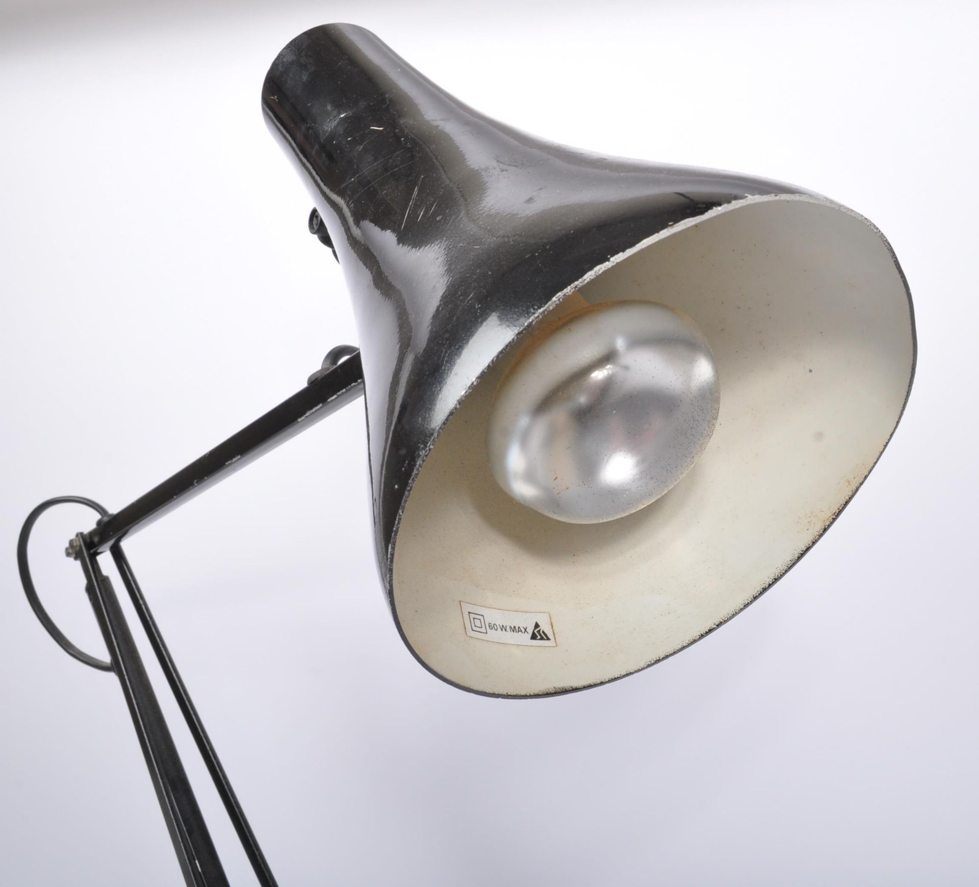 MID CENTURY BLACK HERBERT TERRY ANGLEPOISE - Image 3 of 5