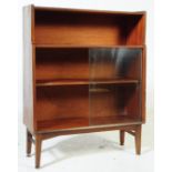 NATHAN - MID CENTURY GLAZED DISPLAY BOOKCASE