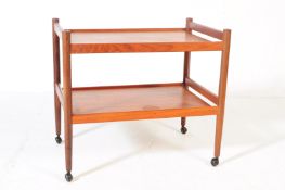 BRITISH MODERN DESING - MID CENTURY TEAK DRINKS TROLLEY