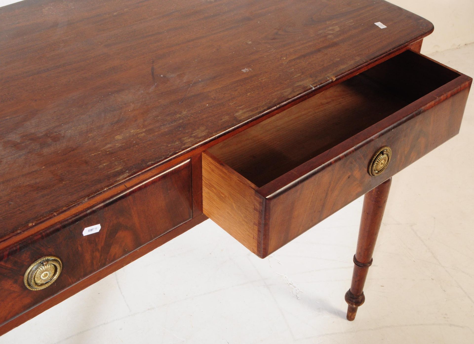 19TH CENTURY MAHOGANY WRITING DESK TABLE - Image 2 of 6