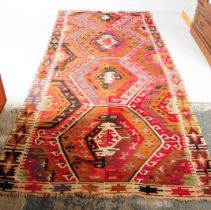 WESTERN TURKISH HANDWOVEN ANATOLIA KILIM FLOOR RUG MAT