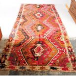 WESTERN TURKISH HANDWOVEN ANATOLIA KILIM FLOOR RUG MAT