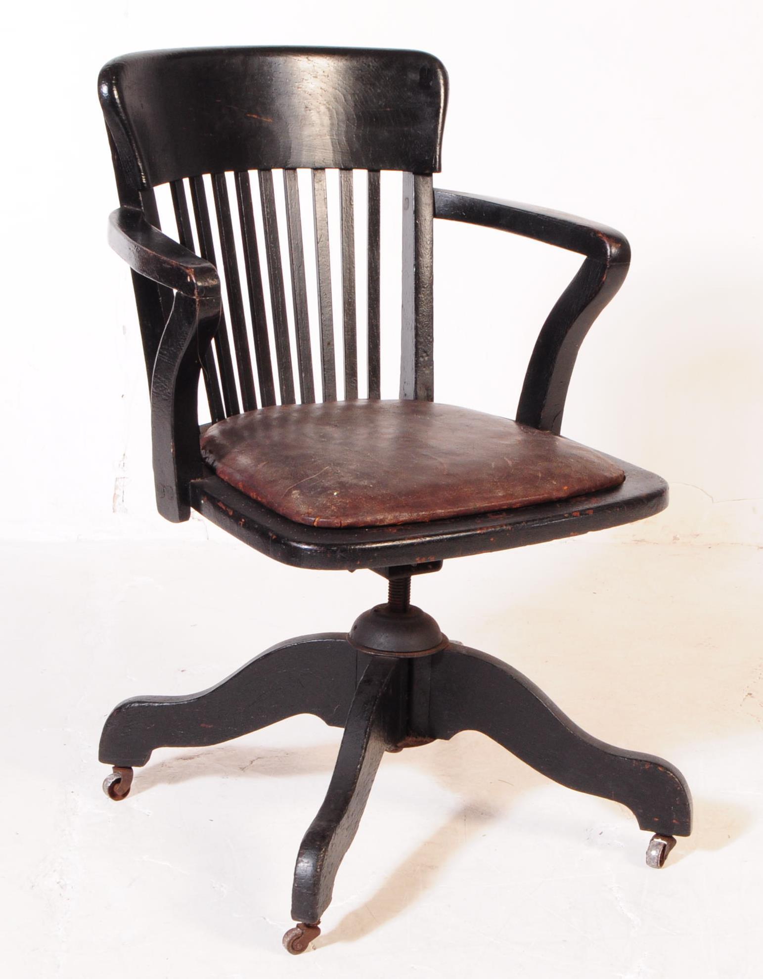 EARLY 20TH CENTURY SWIVEL DESK CHAIR