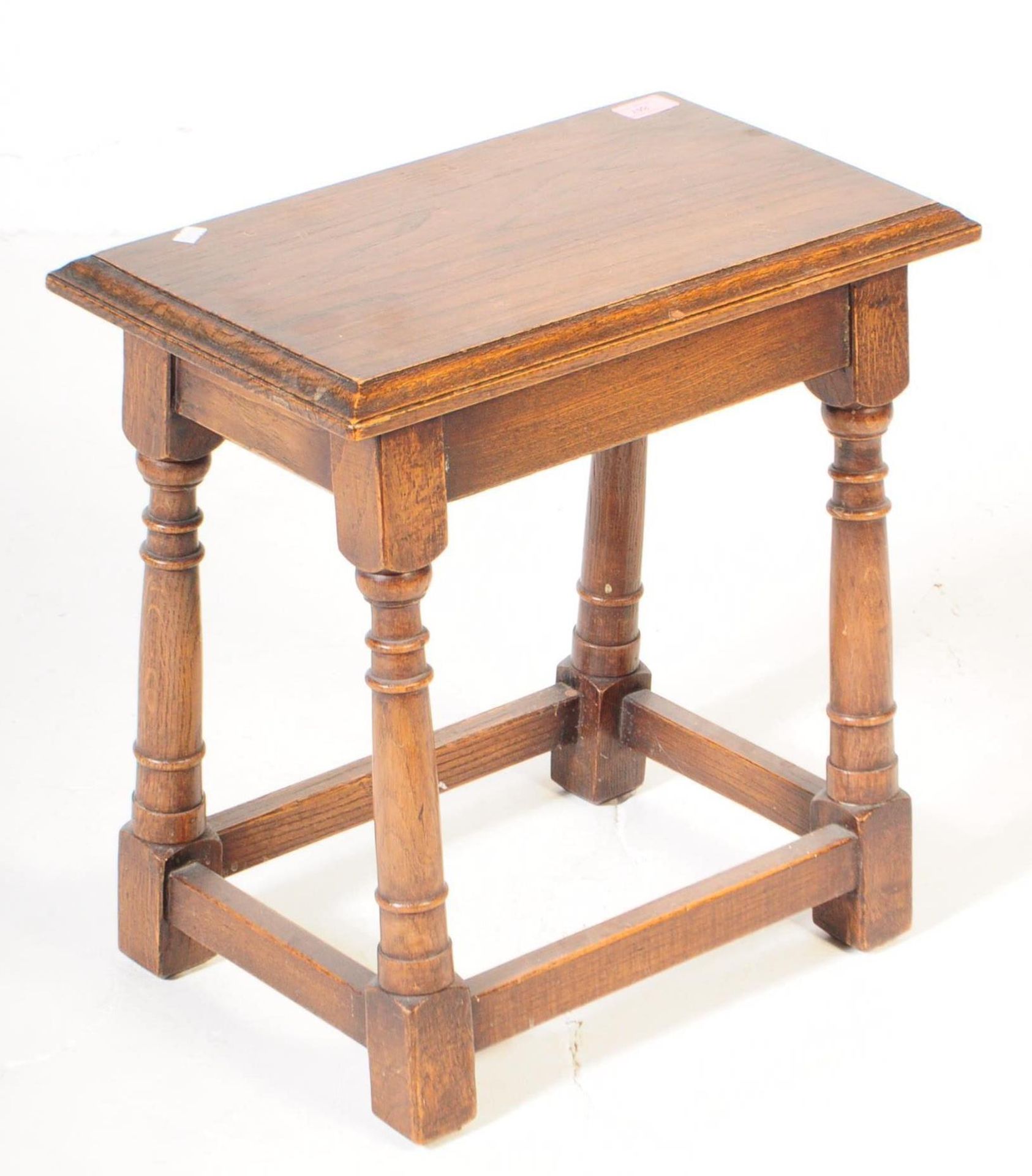 20TH CENTURY MAHOGANY OLD CHARM JOINT STOOL - Image 5 of 5