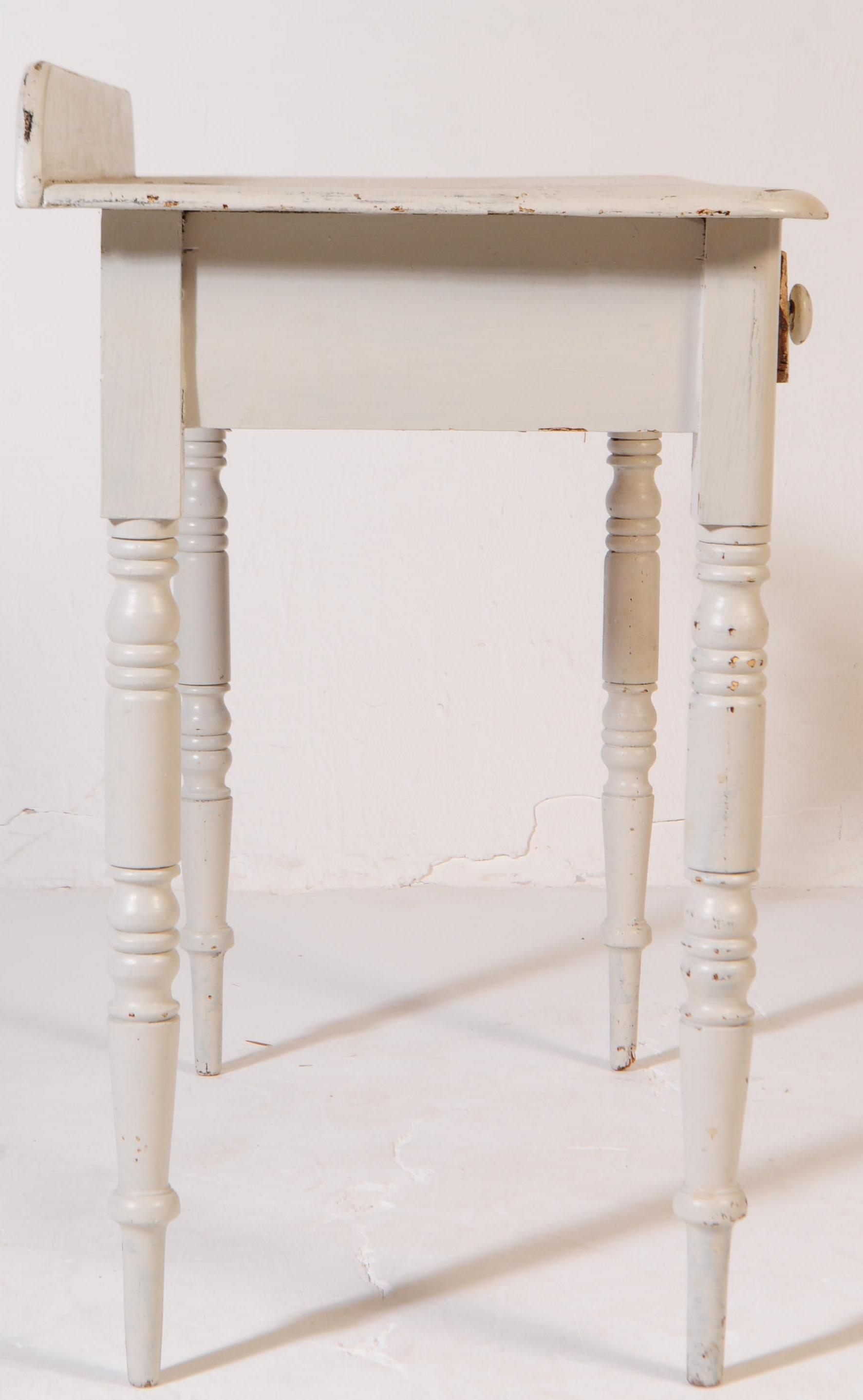 19TH CENTURY PAINTED WRITING TABLE DESK - Image 2 of 4