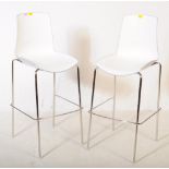 CONNECTION - PAIR OF CONTEMPORARY BREAKFAST BAR CHAIRS