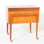 BRITISH MODERN DESIGN - MID CENTURY TEAK TROLLEY CABINET