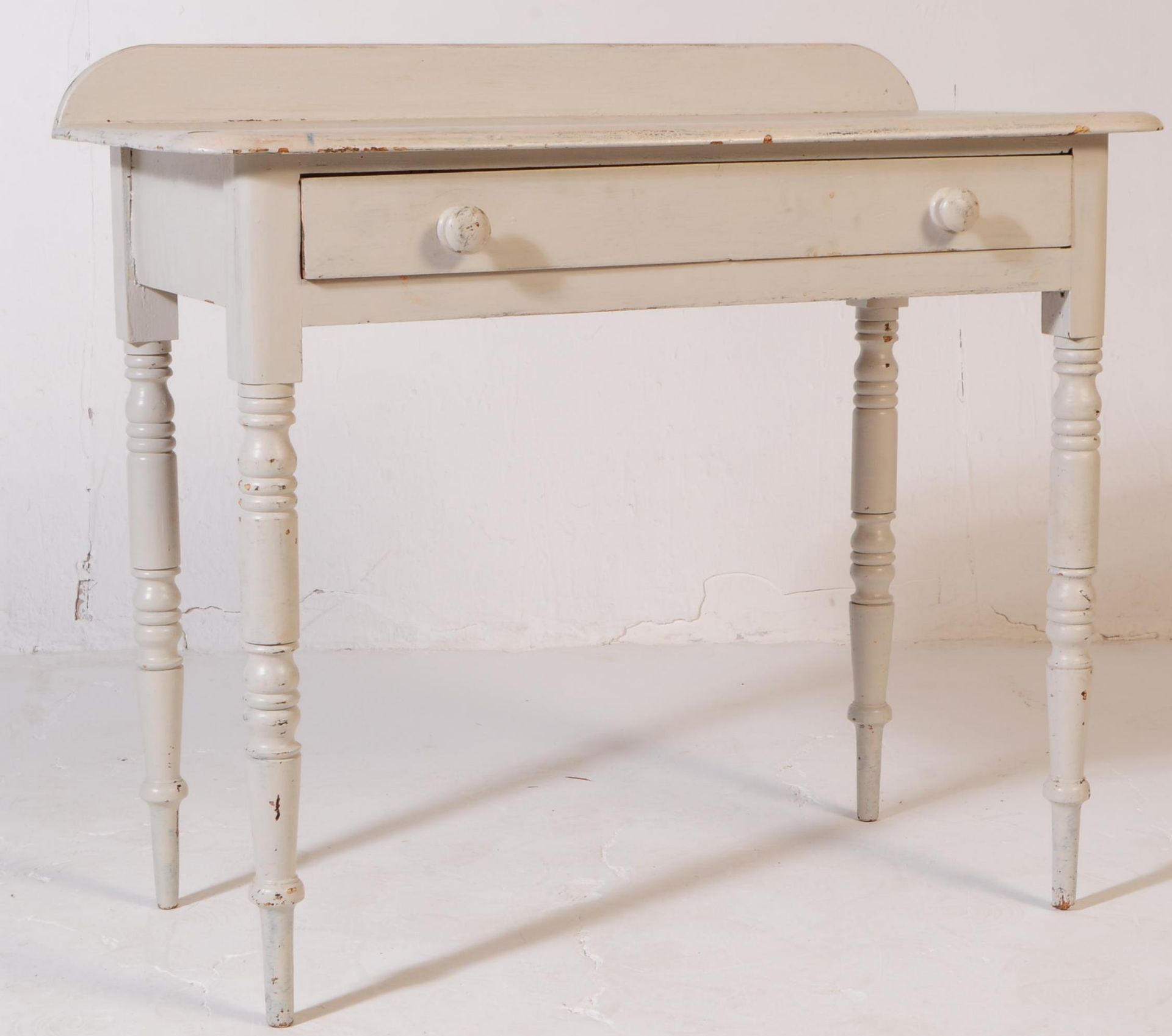 19TH CENTURY PAINTED WRITING TABLE DESK