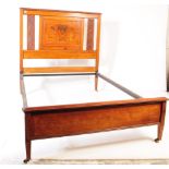 EDWARDIAN ART NOUVEAU DOUBLE BED FRAME