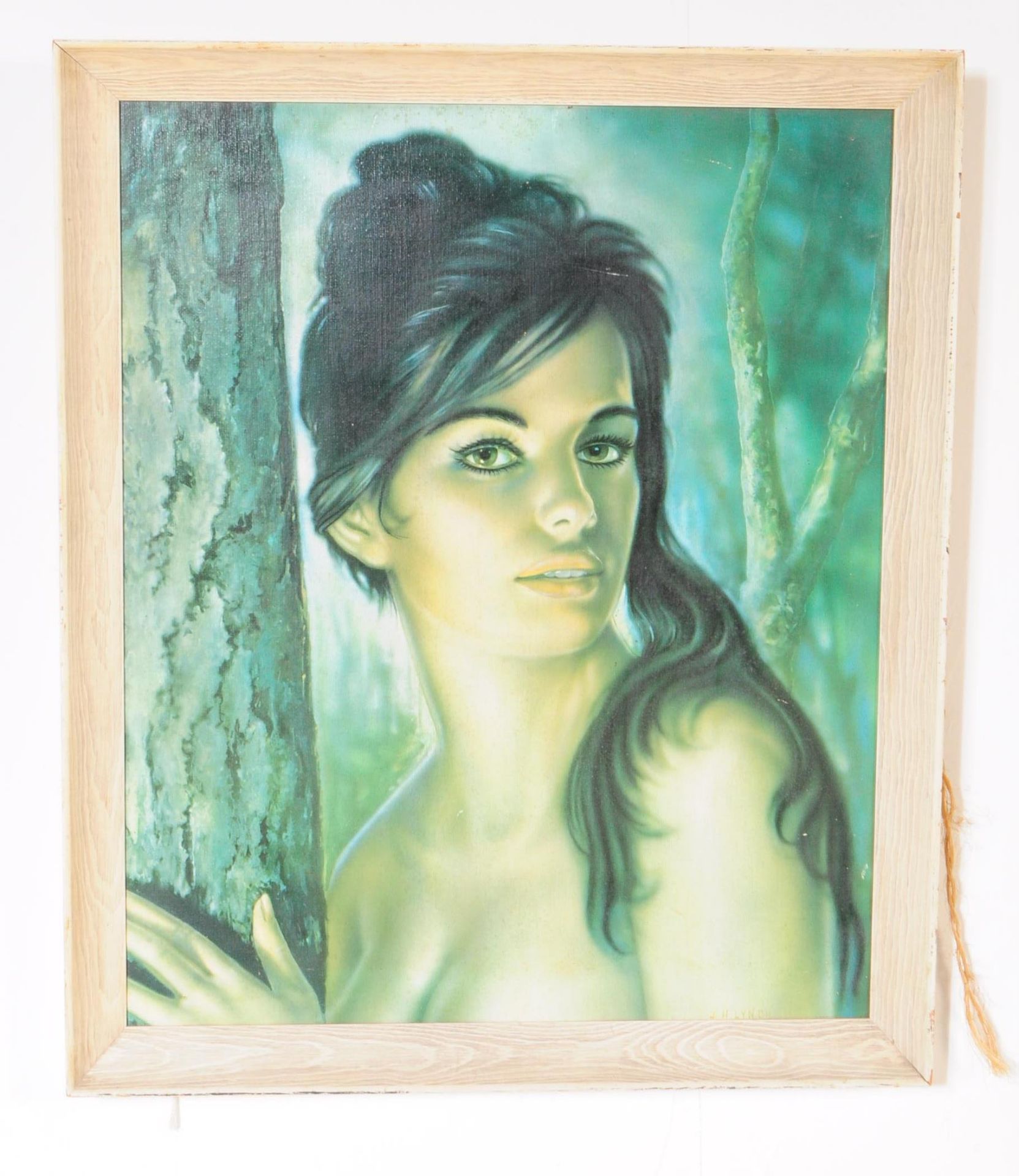 JOSEPH HENRY LYNCH - TINA - RETRO PORTRAIT WALL HANGING PRINT