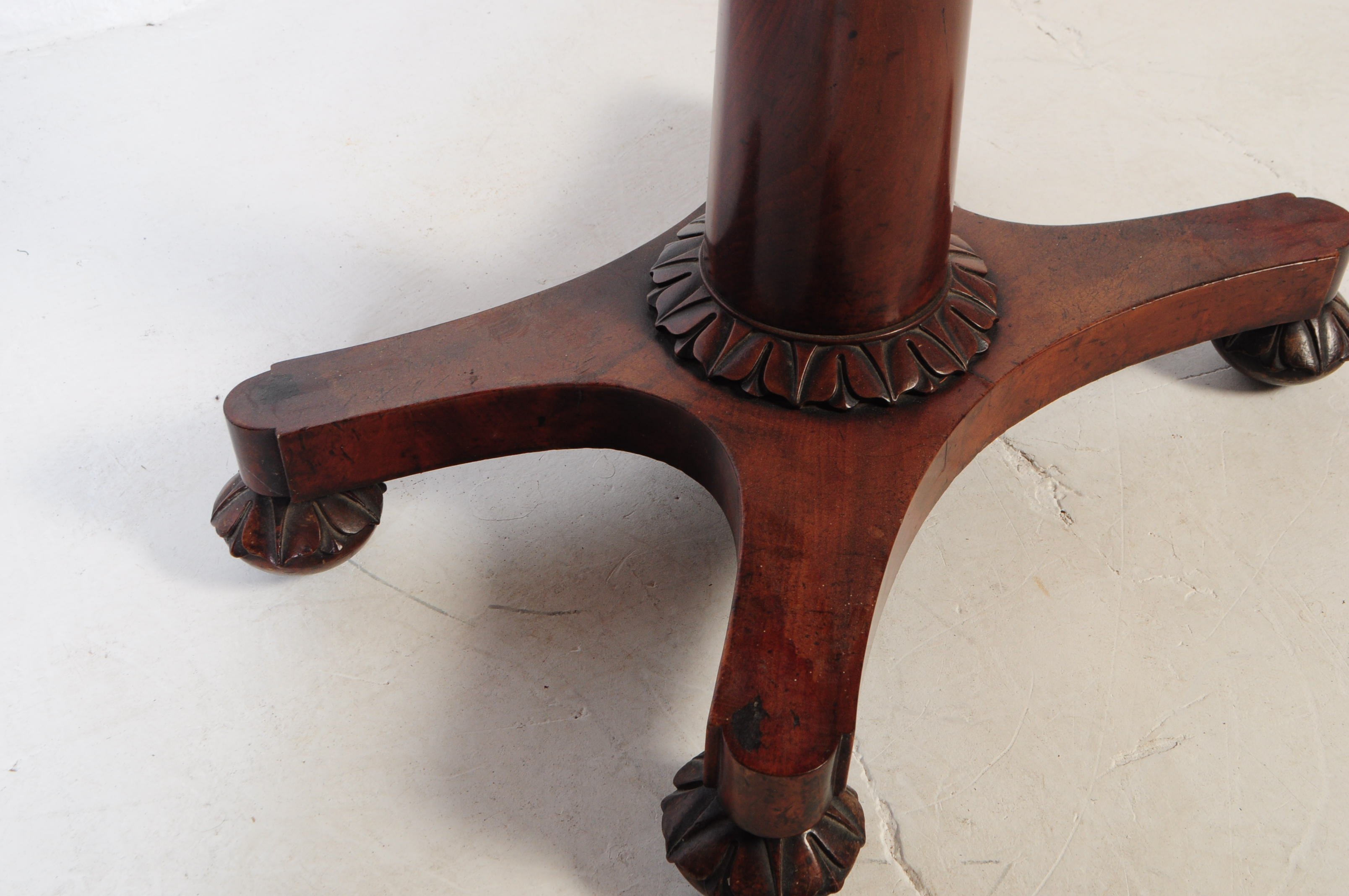 WILLIAM IV MAHOGANY FOLDING CARD TABLE - Image 7 of 7