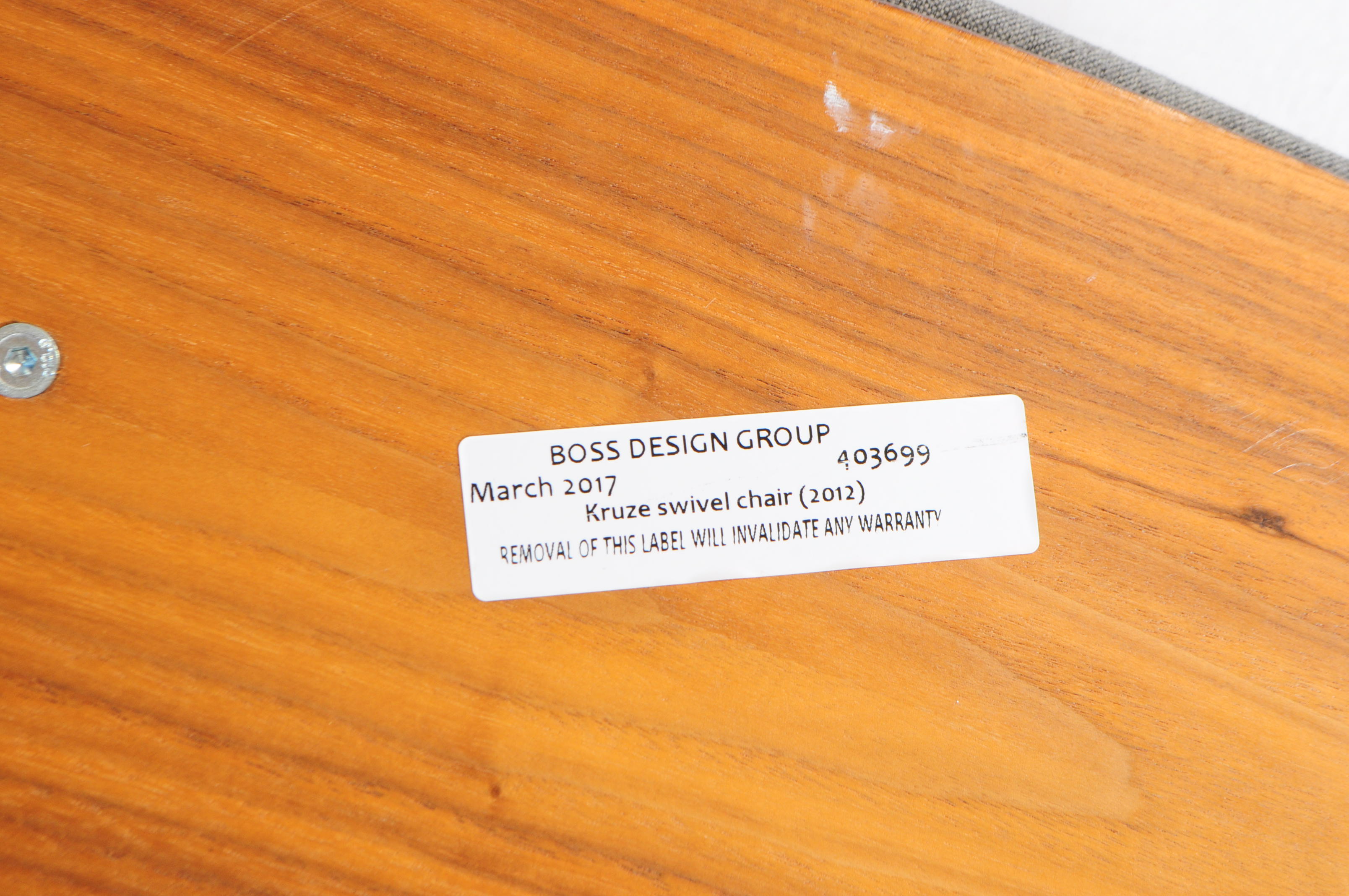 BOSS FURNITURE KRUZE OFFICE SWIVEL CHAIR - Image 6 of 6