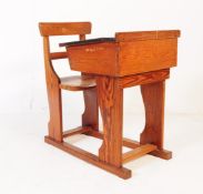 19TH CENTURY VICTORIAN OAK SCHOOL DESK