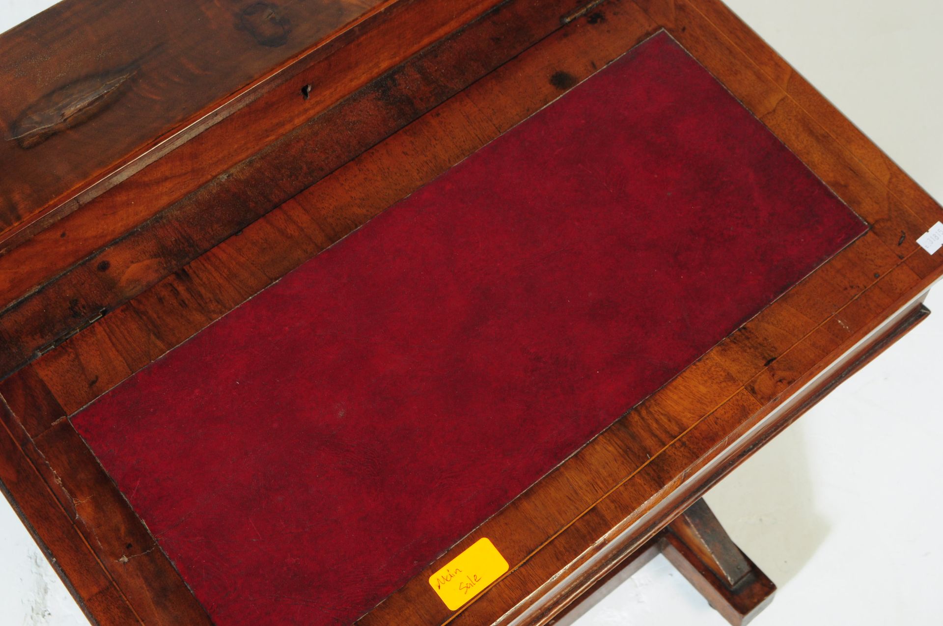 EDWARDIAN MAHOGANY DAVENPORT WRITING DESK - Image 7 of 7