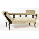 EDWARDIAN MAHOGANY DOUBLE END CHAISE LONGUE