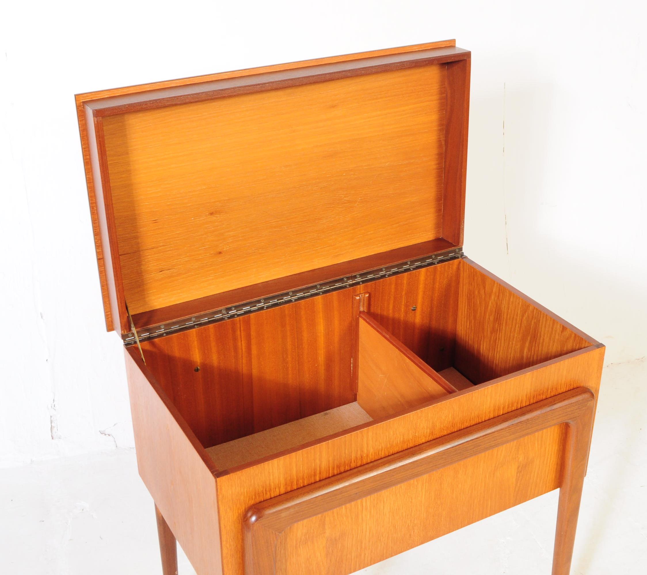 BRITISH MODERN DESIGN - MID CENTURY TEAK TROLLEY CABINET - Image 4 of 5