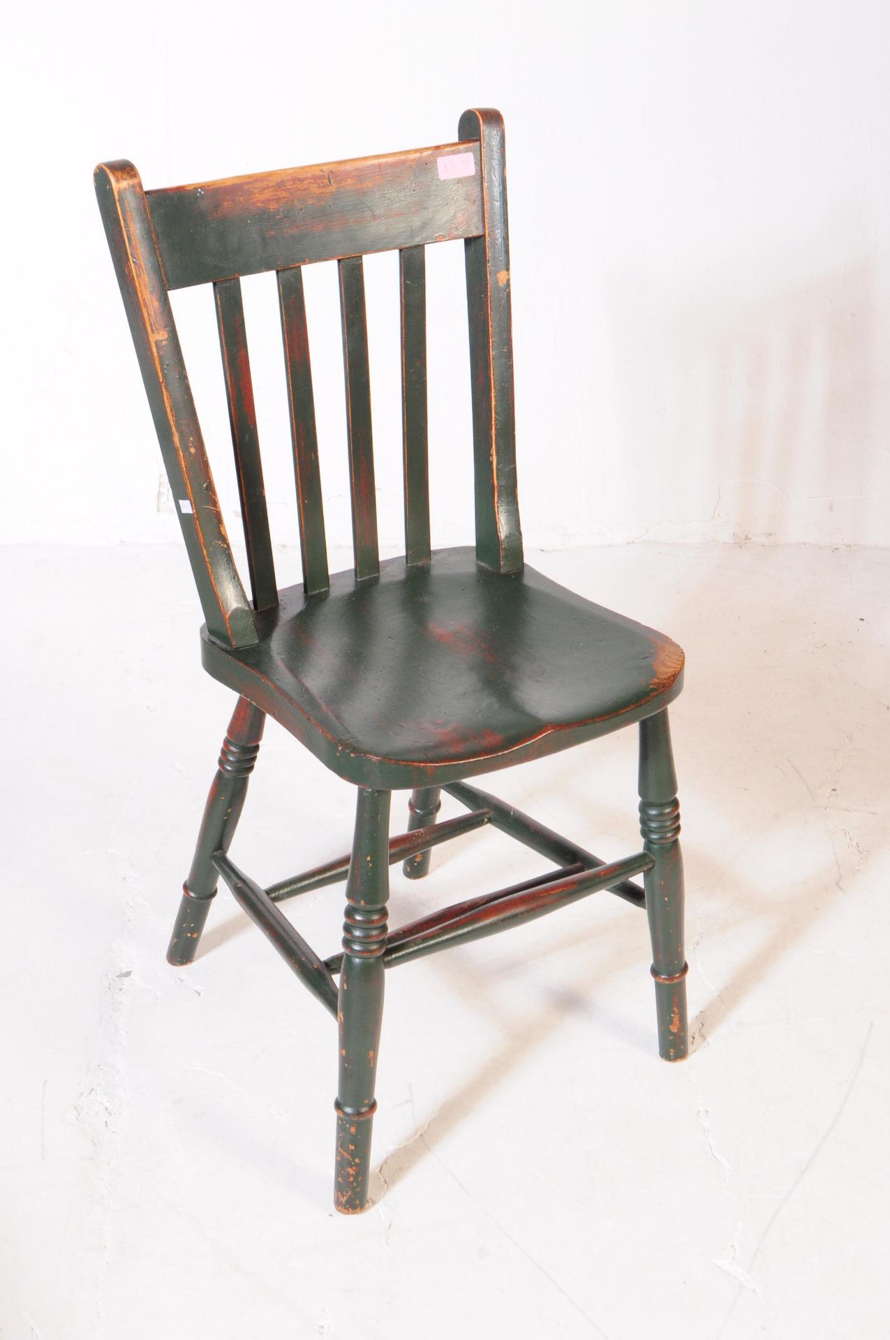 SET OF SIX VICTORIAN 19TH CENTURY BEECH & ELM DINING CHAIRS - Bild 3 aus 5