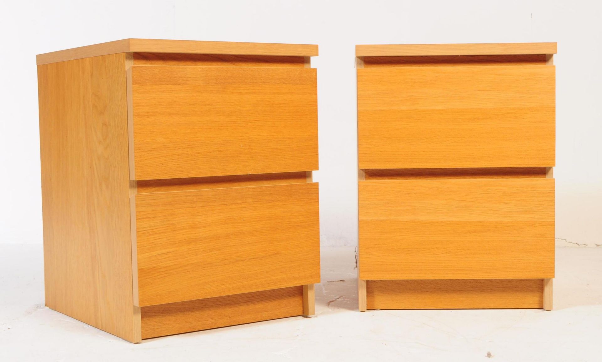 IKEA MALM - PAIR OF 20TH CENTURY BEECH BEDSIDES - Image 2 of 6