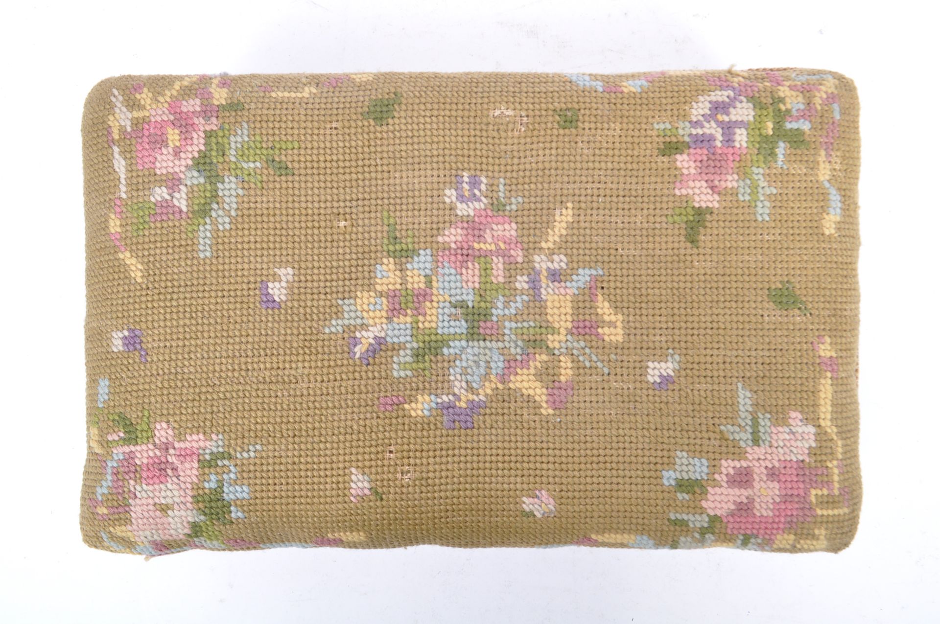 VICTORIAN COUNTRY HOUSE TAPESTRY KNEELER & STOOL - Bild 5 aus 6