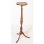 19TH CENTURY VICTORIAN MAHOGANY TORCHERE PLANT STAND