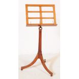 EARLY 19TH CENTURY MAHOGANY MUSIC STAND