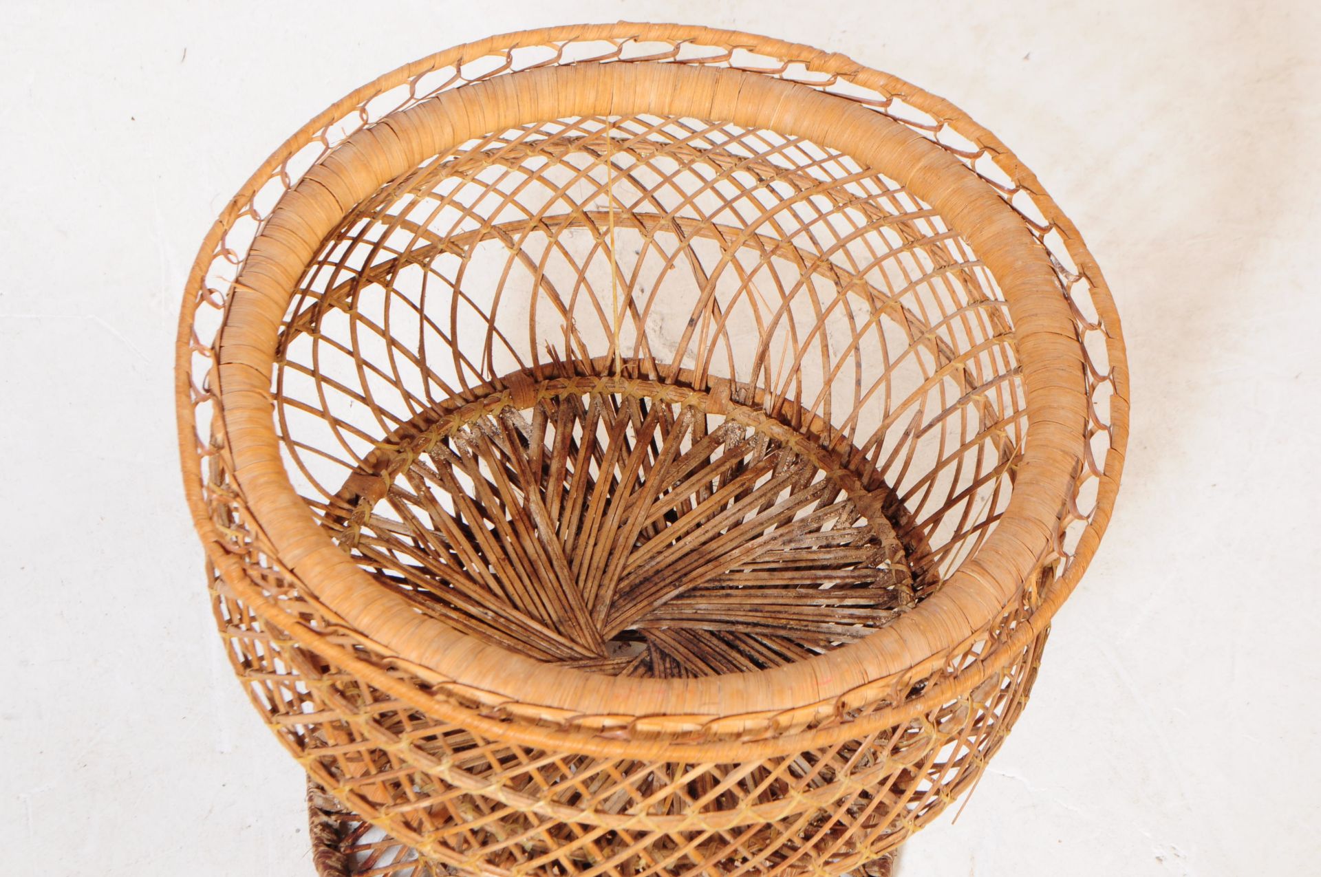 RETRO MID 20TH CENTURY CIRCA 1950S BAMBOO PLANTER - Image 7 of 7