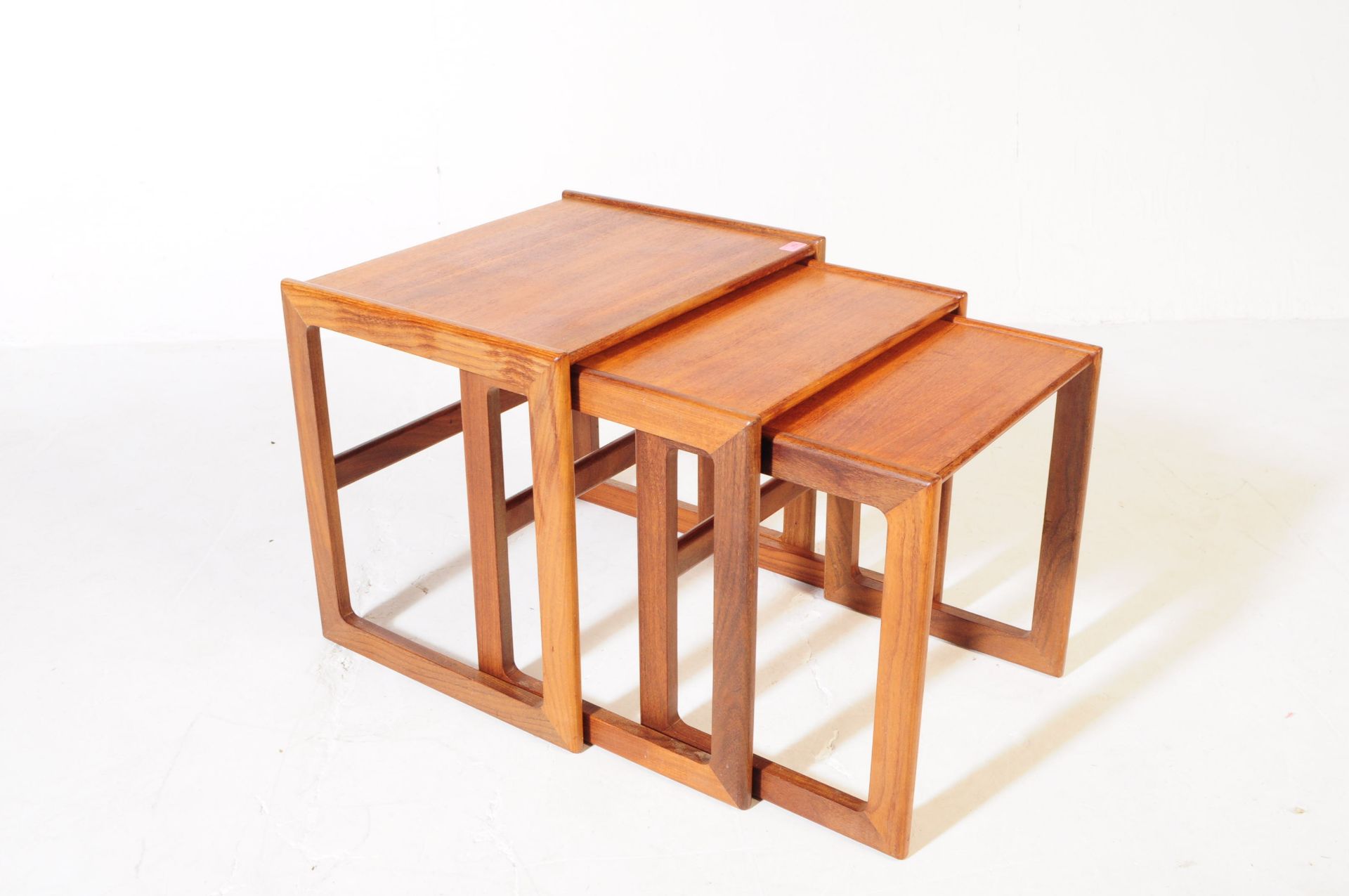 KEITH EATWELL - MID CENTURY TEAK NEST OF TABLES - Image 4 of 5