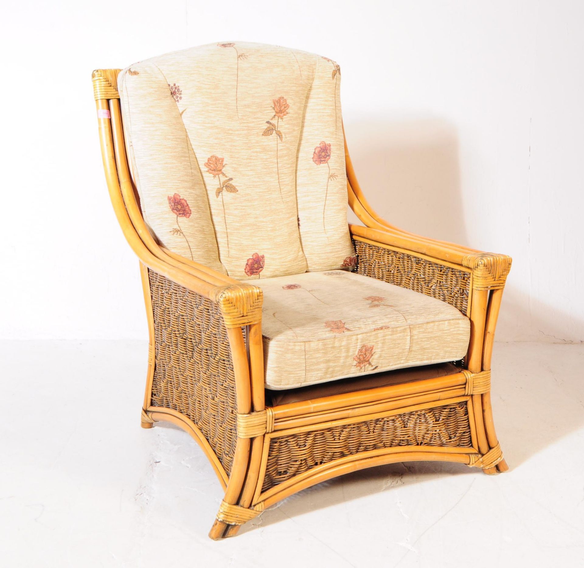 PAIR OF LATE 20TH CENTURY CIRCA 1980S BAMBOO ARMCHAIRS - Image 2 of 6