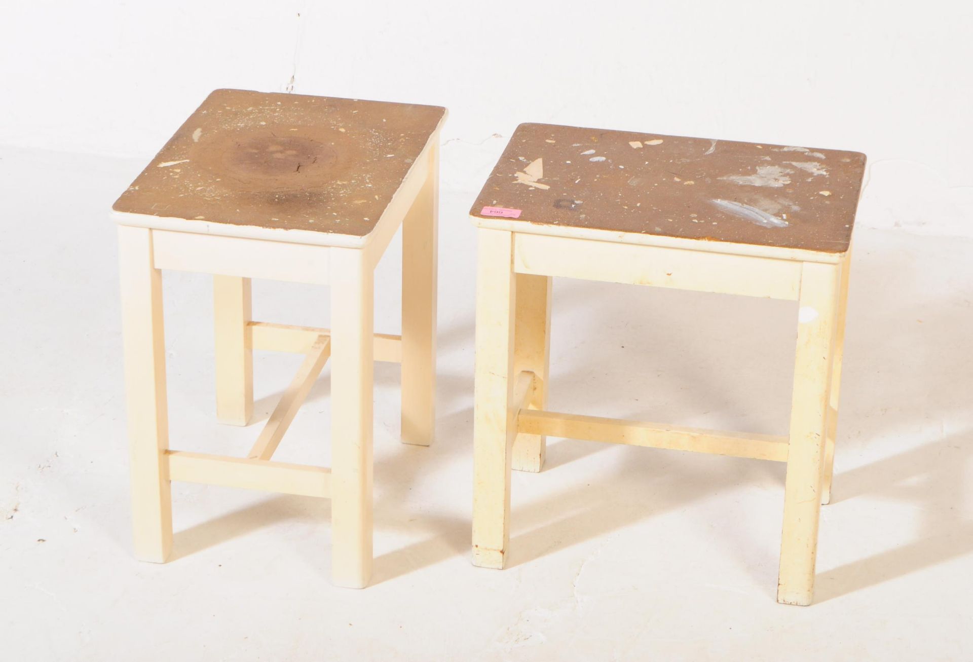 REMPLOY - PAIR OF MID CENTURY STOOLS - Image 3 of 4