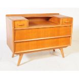 BRITISH MODERN DESIGN - MID CENTURY LIGHT OAK CHEST OF DRAWERS