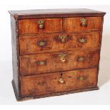 17TH CENTURY QUEEN ANNE WALNUT CHEST OF DRAWERS