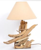 CONTEMPORARY DRIFTWOOD TABLE LAMP