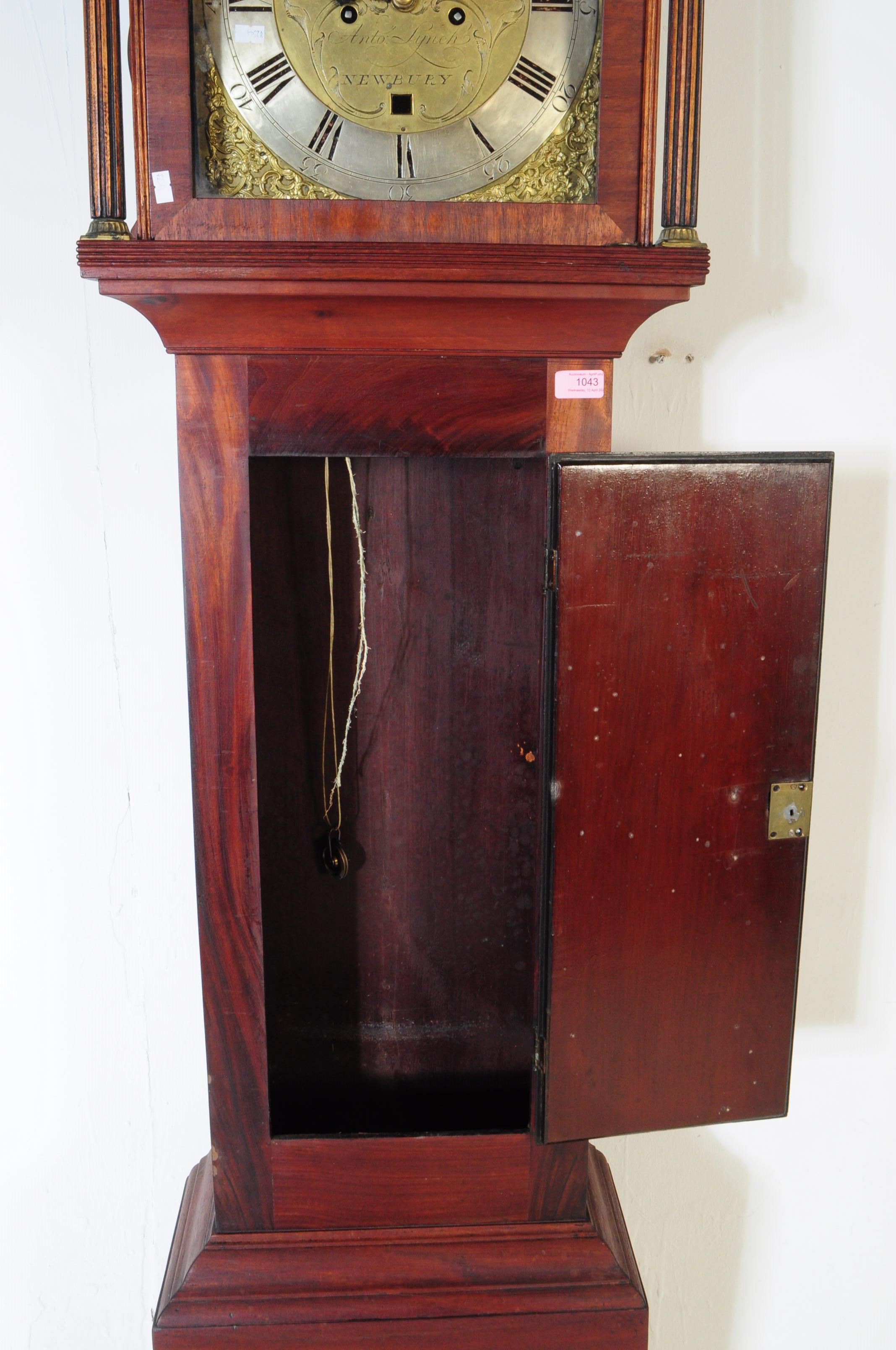 18TH CENTURY LYNCH OF NEWBURY GRANDFATHER CLOCK - Image 4 of 6