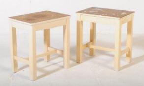 REMPLOY - PAIR OF MID CENTURY STOOLS