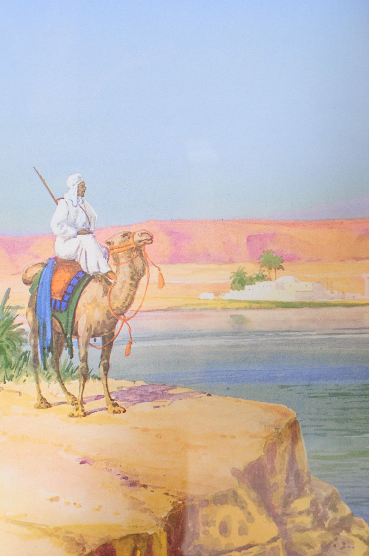 HASSAM EL YASHMID - TWO VINTAGE 20TH CENTURY MIDDLE EAST PRINTS - Image 3 of 6