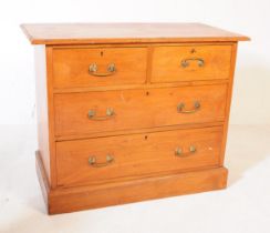 EDWARDIAN WALNUT CHEST OF DRAWERS