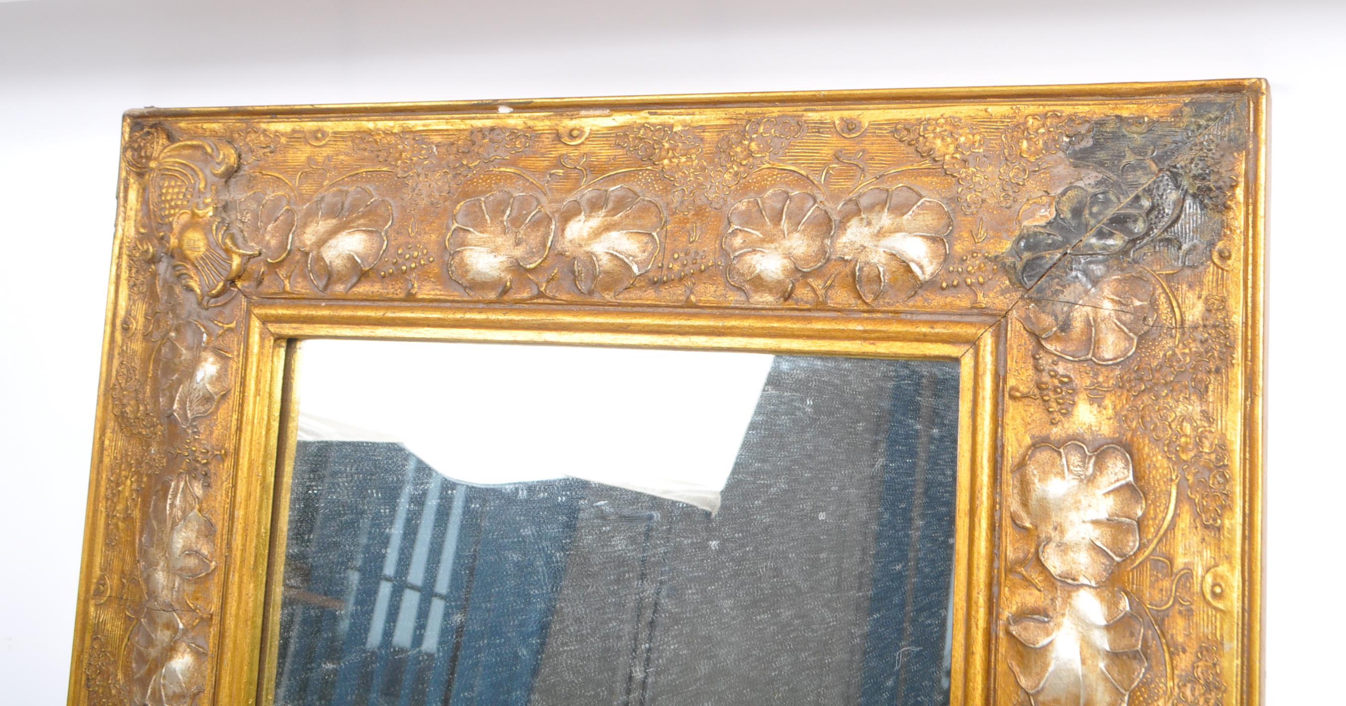 20TH CENTURY GILT RELIEF FRAME MIRROR - Image 5 of 8