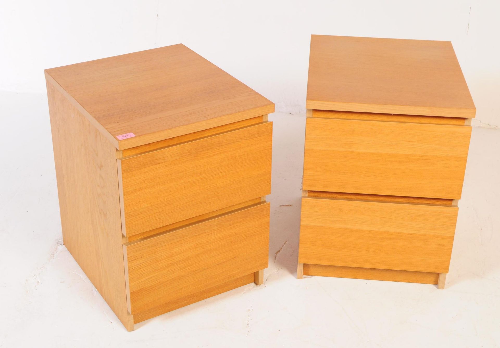 IKEA MALM - PAIR OF 20TH CENTURY BEECH BEDSIDES - Bild 3 aus 6