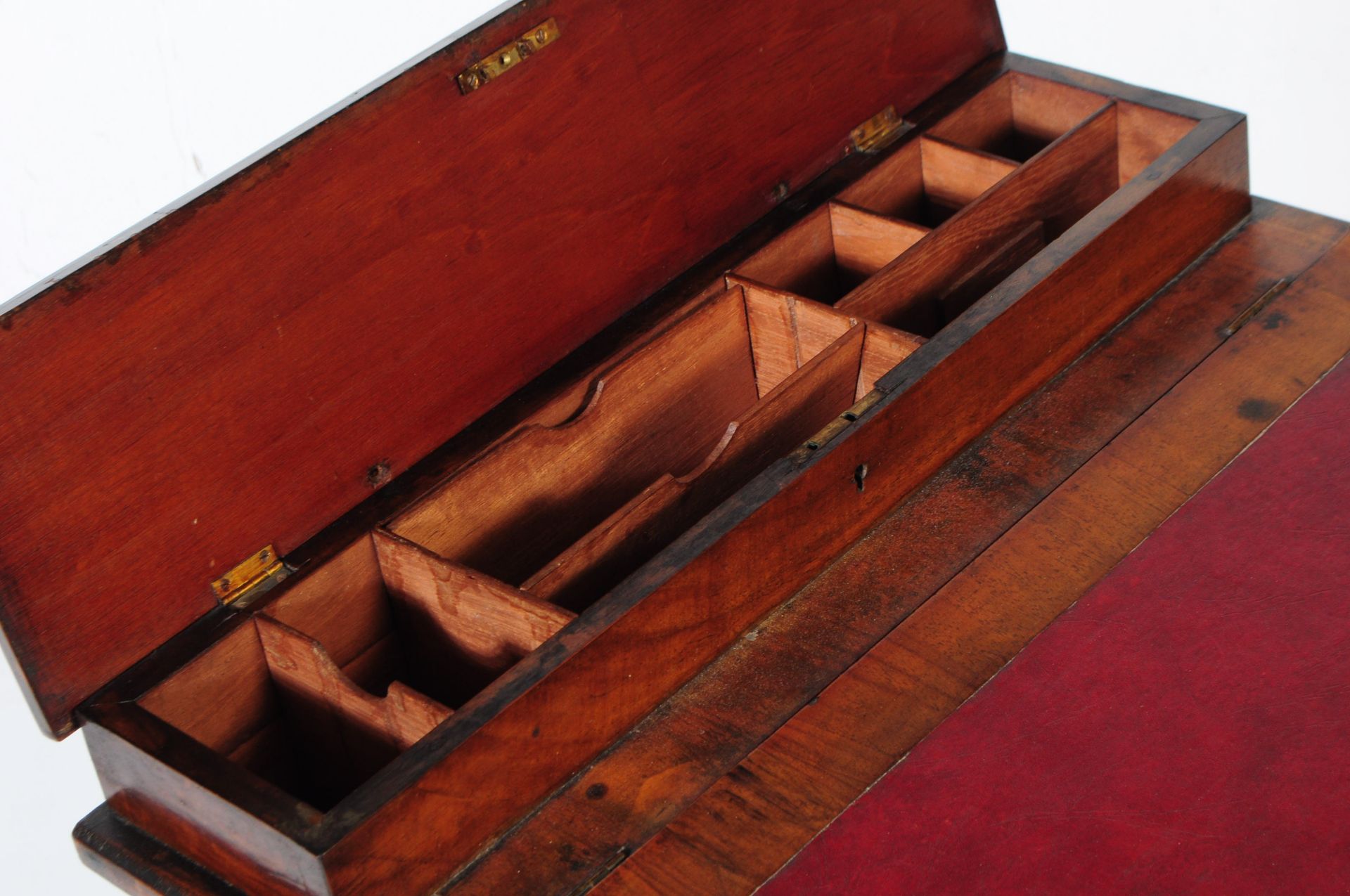 EDWARDIAN MAHOGANY DAVENPORT WRITING DESK - Image 2 of 7